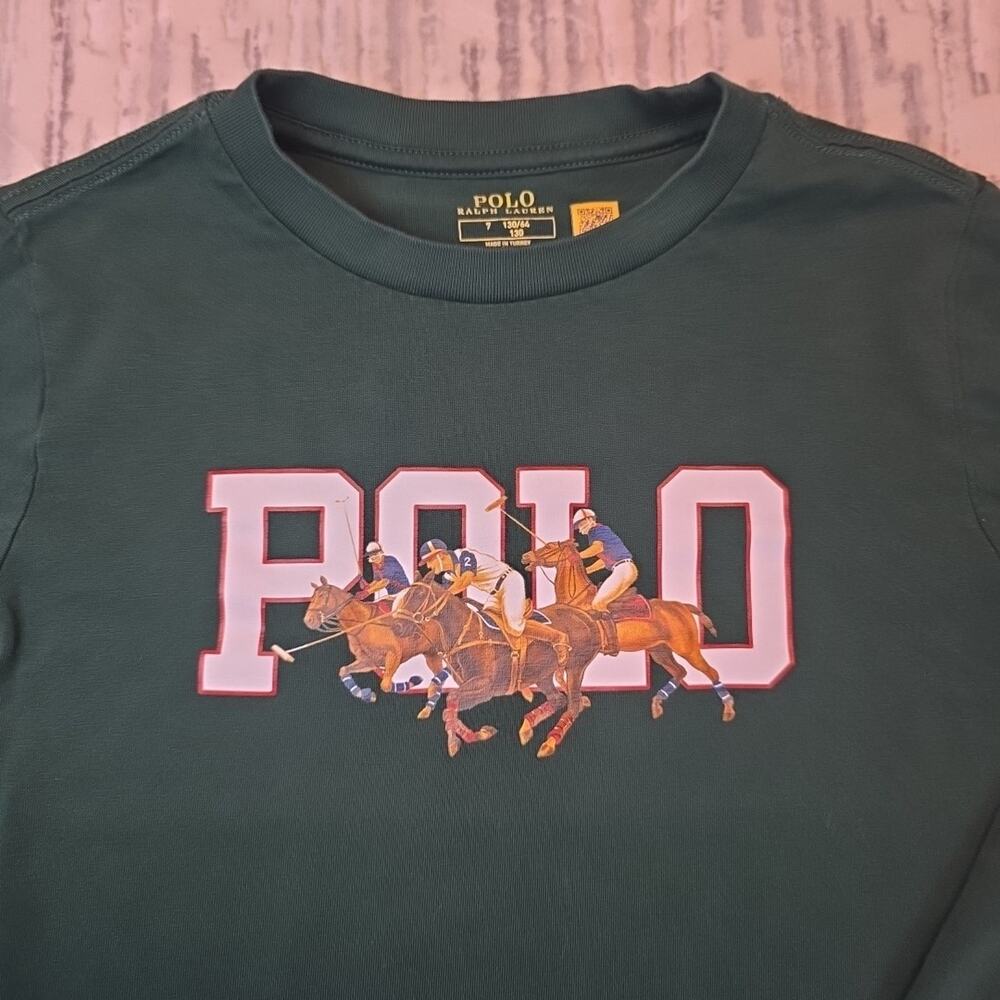 Polo Ralph Lauren Long Sleeve Shirt Sz 7 - Picture 2 of 8